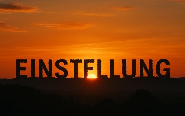 Einstellung NEU
