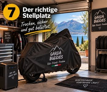 Motorrad sicher überwintern.