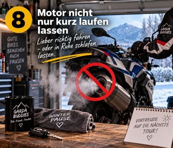 Motorrad sicher überwintern.